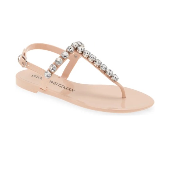 STUART WEITZMAN Jaide Gem jelly sandals SIZE 6 womens like new - Picture 3 of 10